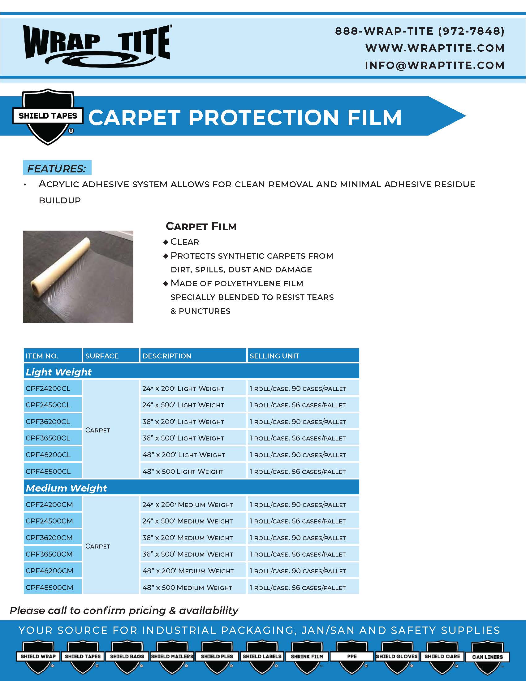 Carpet Protection Film