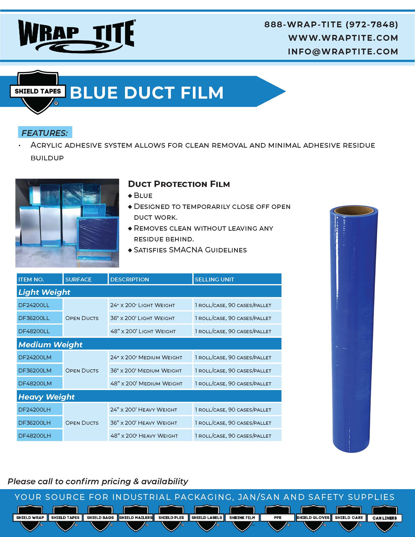 Duct Protection Film